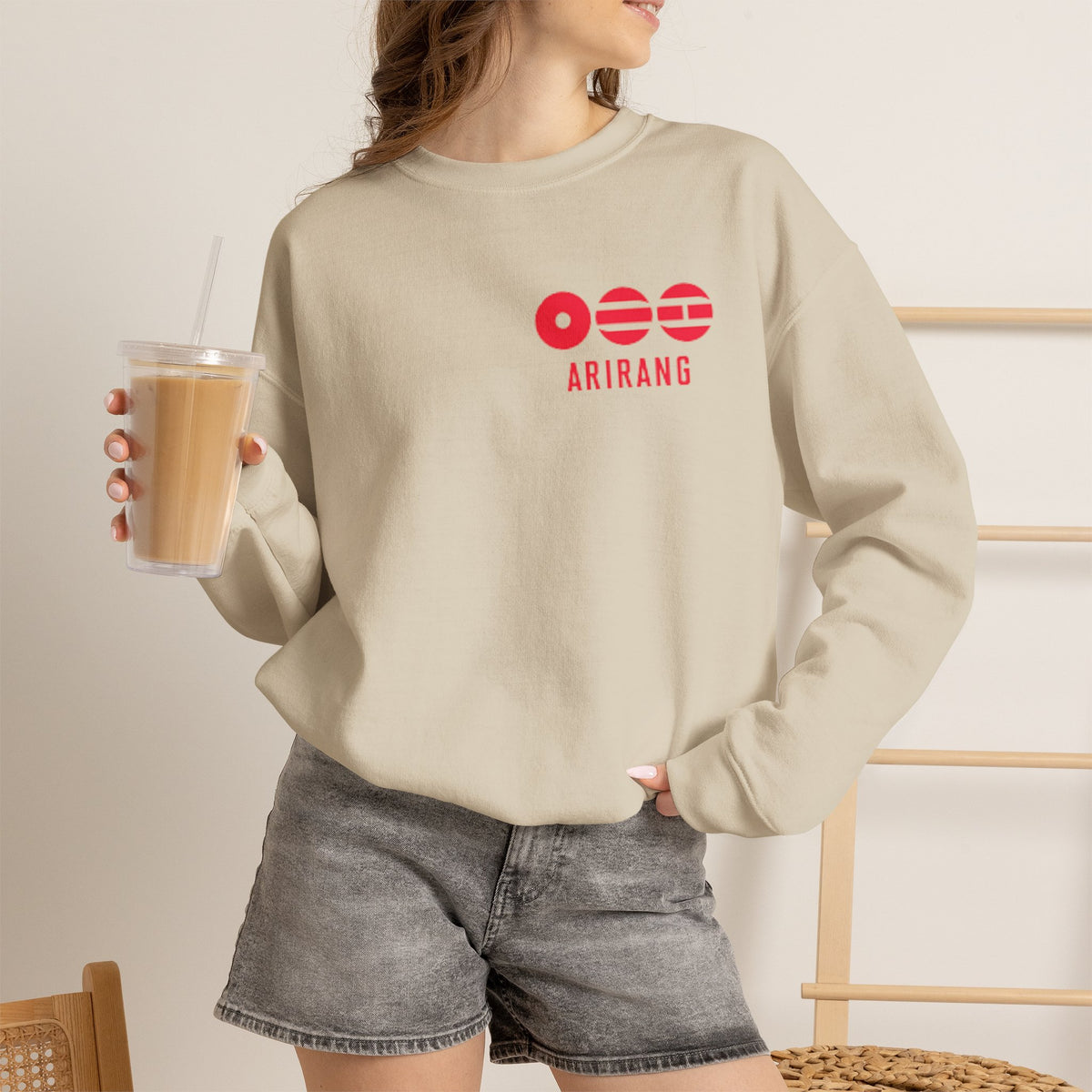 Arirang Minimalist Crewneck Sweatshirt — BTS Music