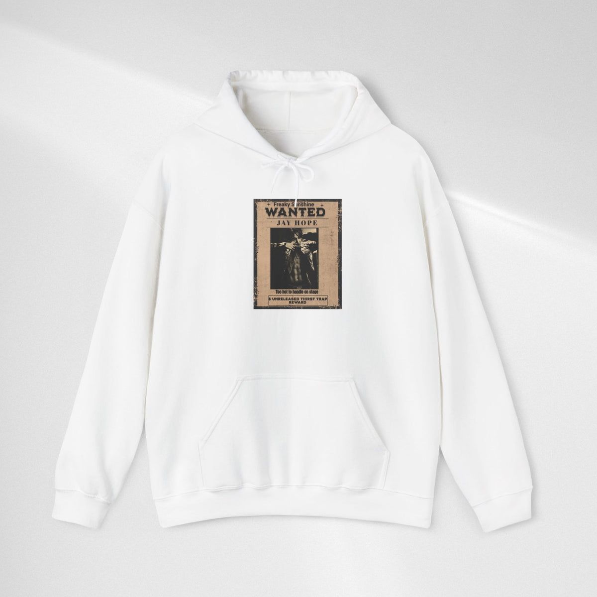 Wanted Poster Hoodie - Vintage 'WANTED: Jay Hope' Graphic Sweatshirt