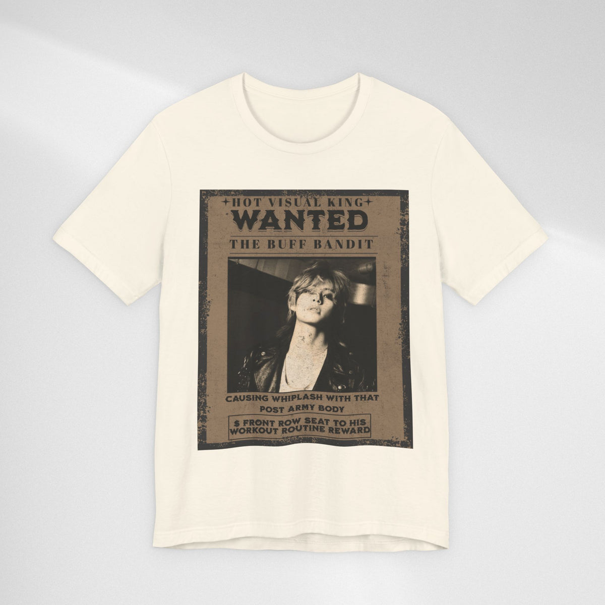T-Shirt - 'WANTED: The Buff Bandit' Vintage Poster Tee
