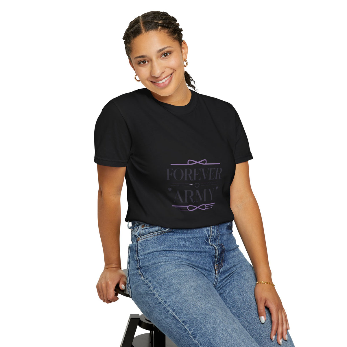 T-Shirt — "Forever Army" Graphic Tee (Military Pride Tribute)