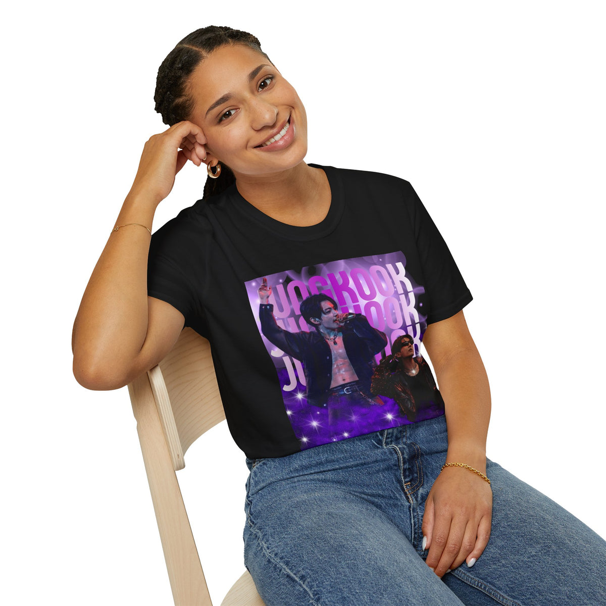 Jungkook 97 Fan Tee — Purple K-Pop BTS T-Shirt