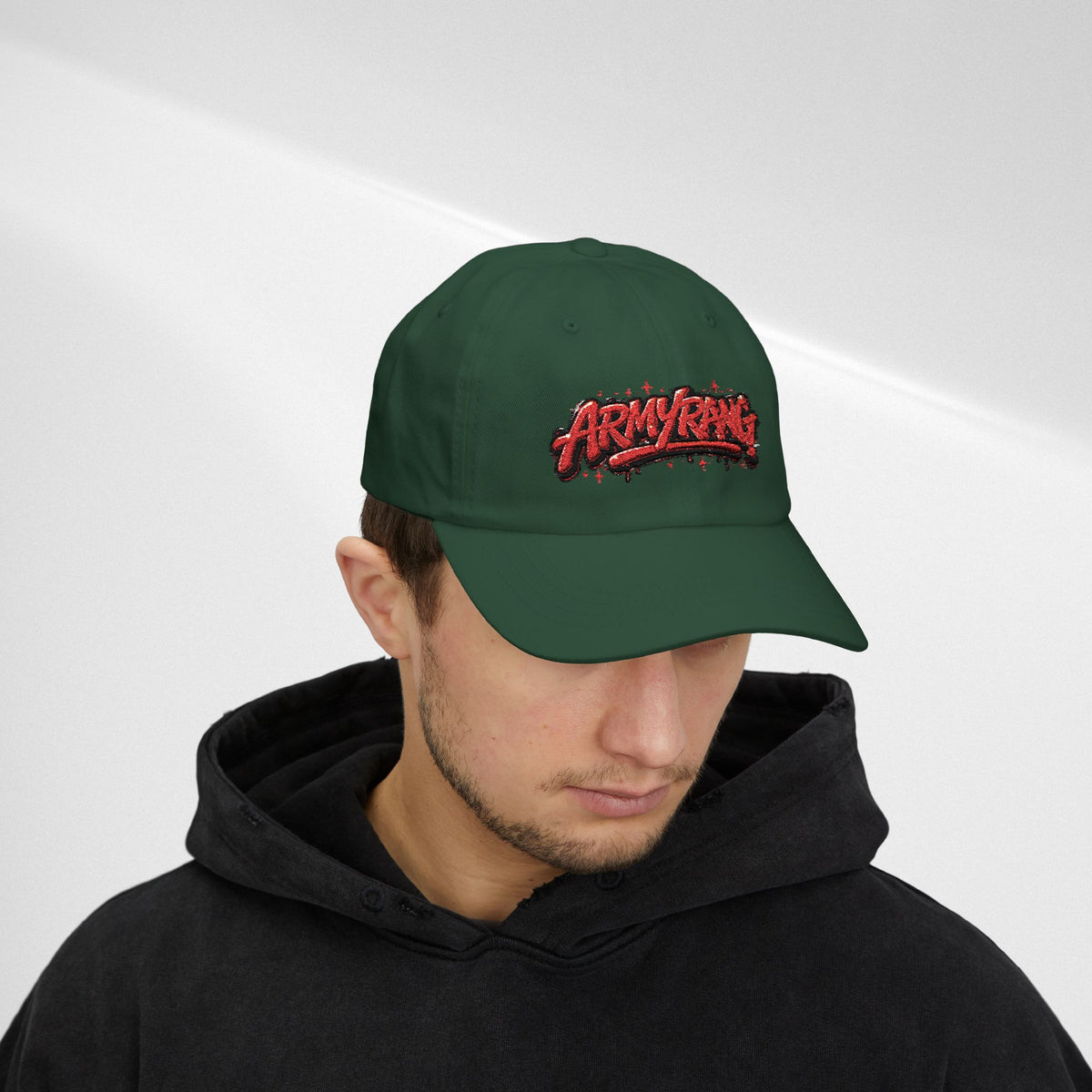 Armyrang Red Graffiti BTS Cap