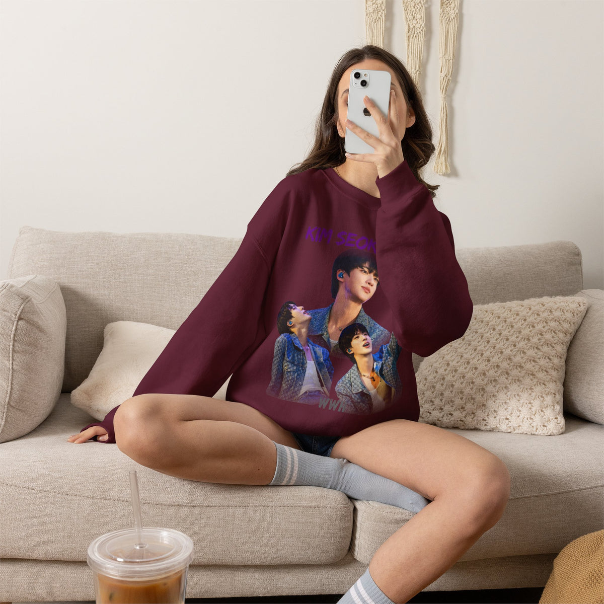 Jin Portrait Crewneck Sweatshirt