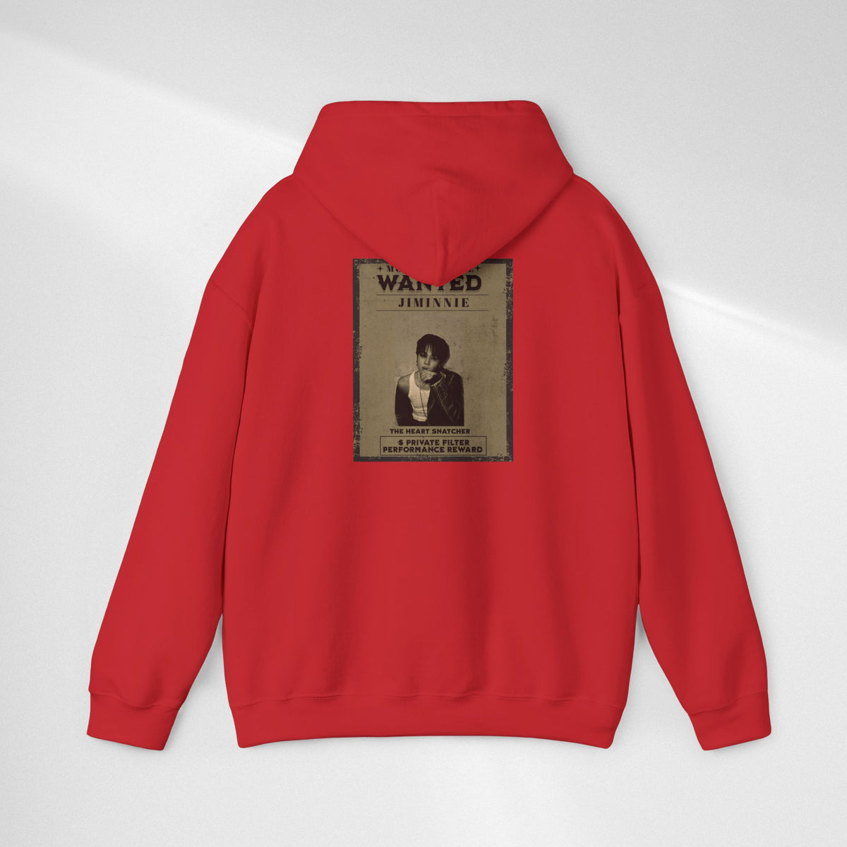 Jimmie Hoodie — "WANTED: Amnesie" Vintage Poster Graphic Hoodie