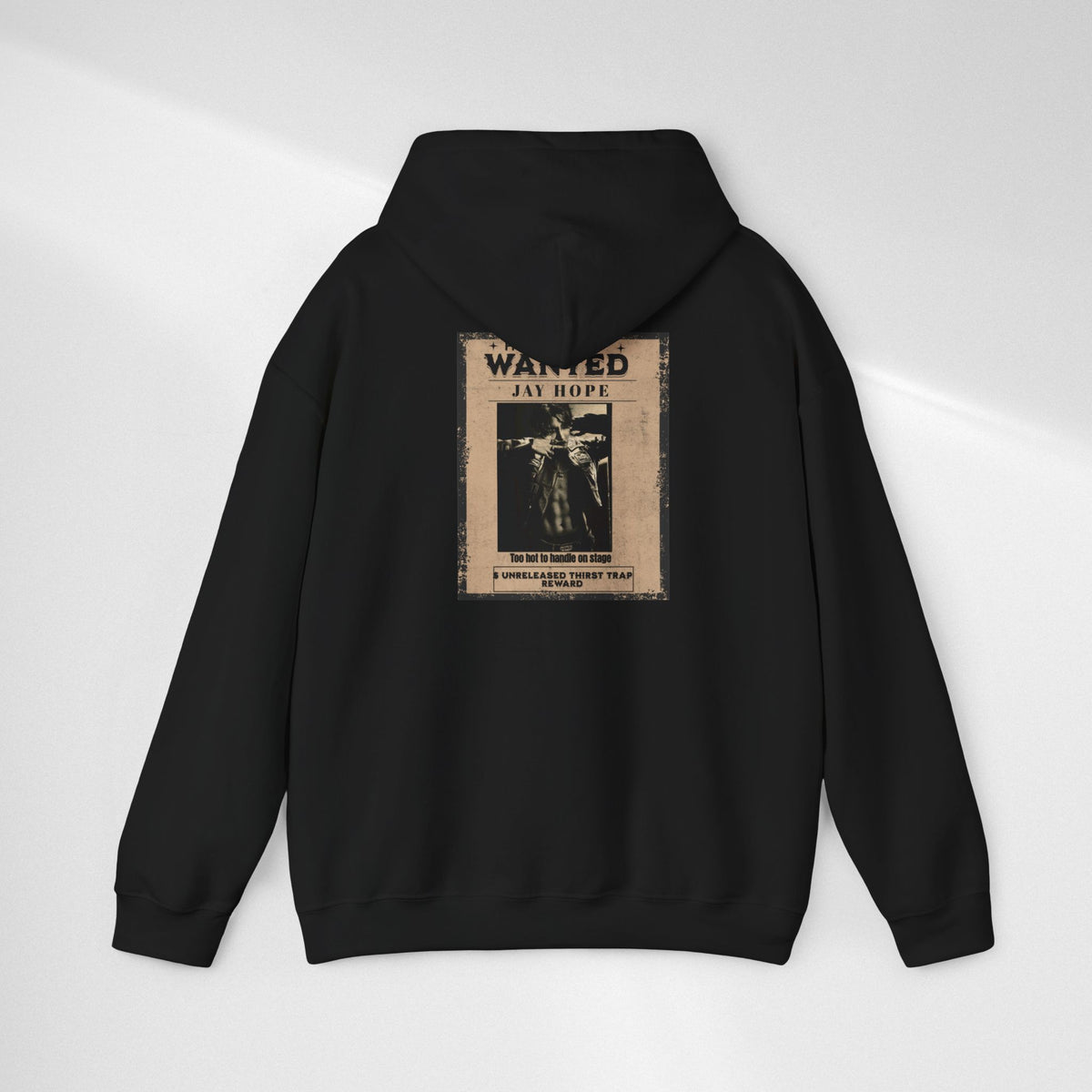 Wanted Poster Hoodie - Vintage 'WANTED: Jay Hope' Graphic Sweatshirt