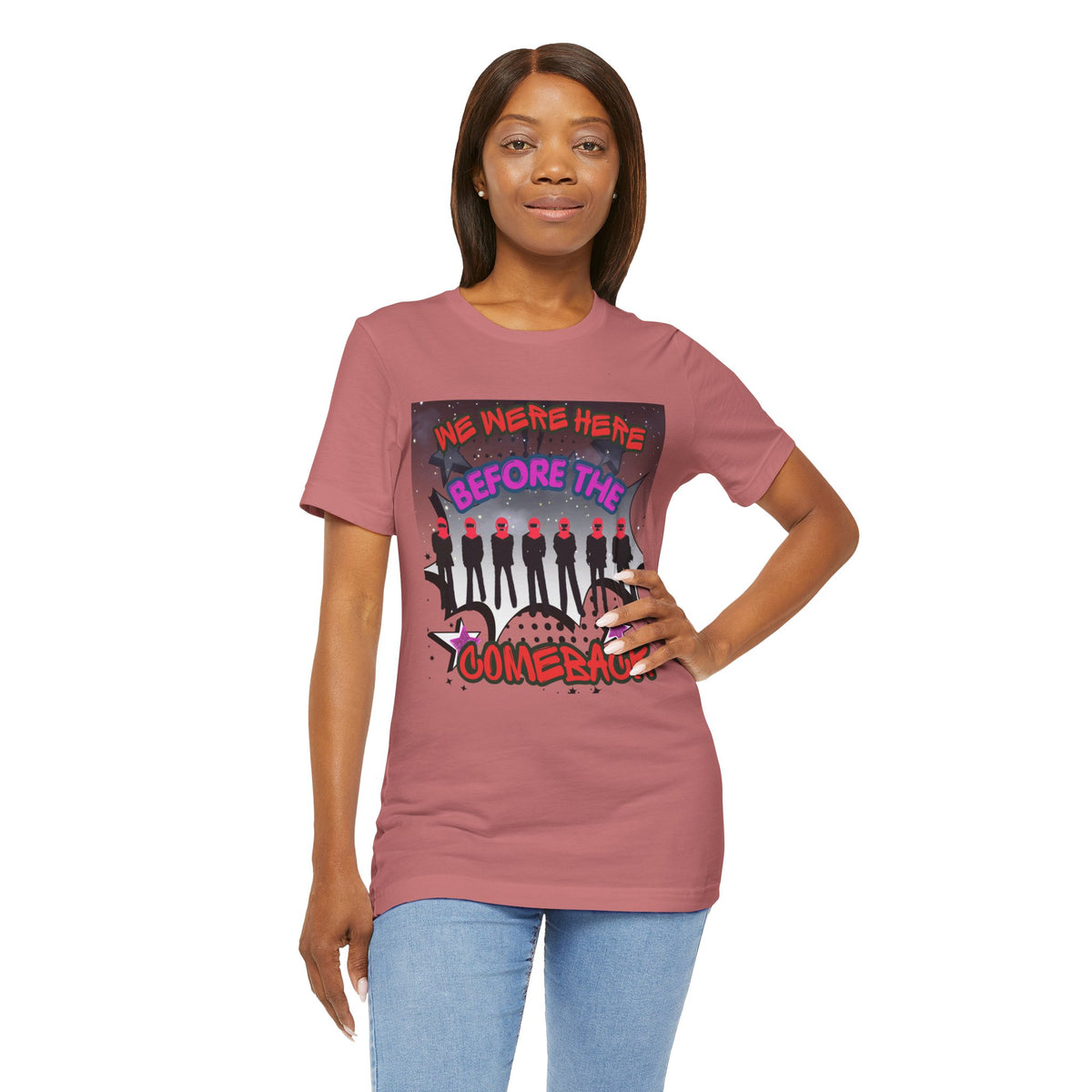 BTS The Comeback T-Shirt – Retro Silhouette Music Tee