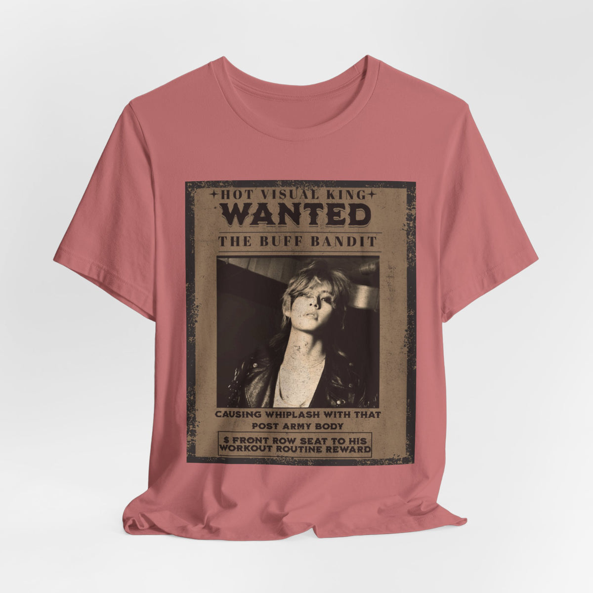 T-Shirt - 'WANTED: The Buff Bandit' Vintage Poster Tee