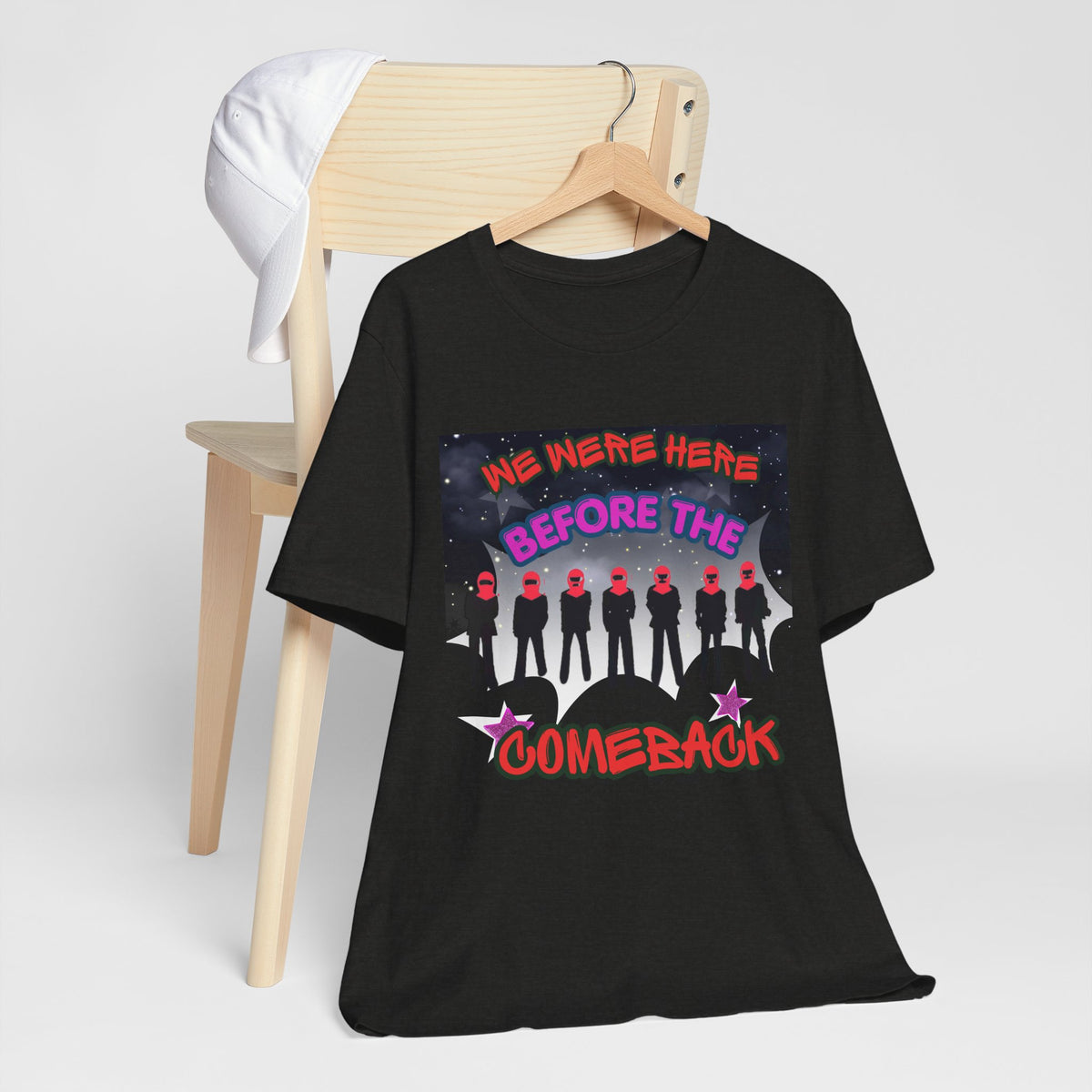 BTS The Comeback T-Shirt – Retro Silhouette Music Tee