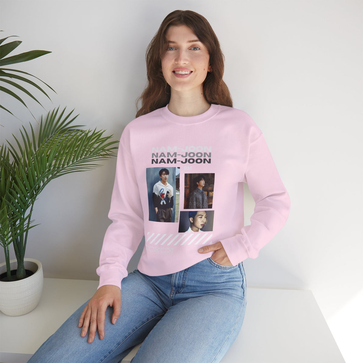 RM (Nam-joon) Photo Collage Crewneck Sweatshirt
