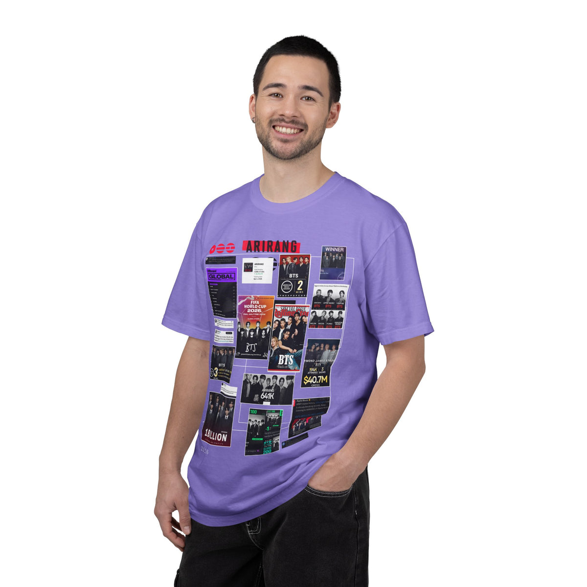 BTS Wins Collage T-Shirt — BTS Moments Graphic Tee