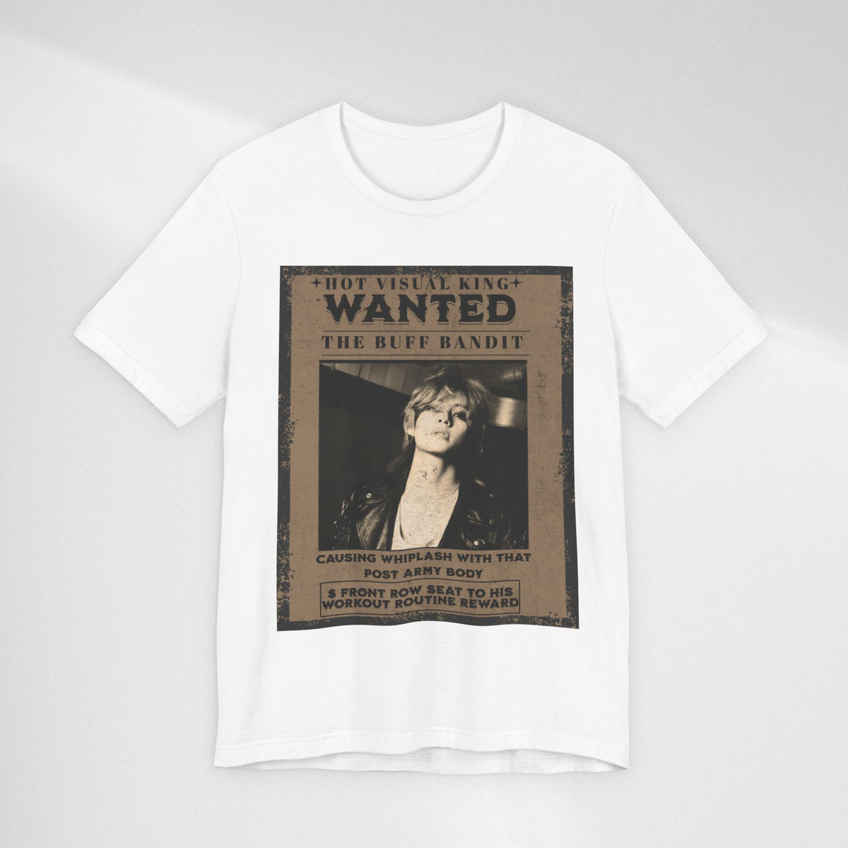 T-Shirt - 'WANTED: The Buff Bandit' Vintage Poster Tee