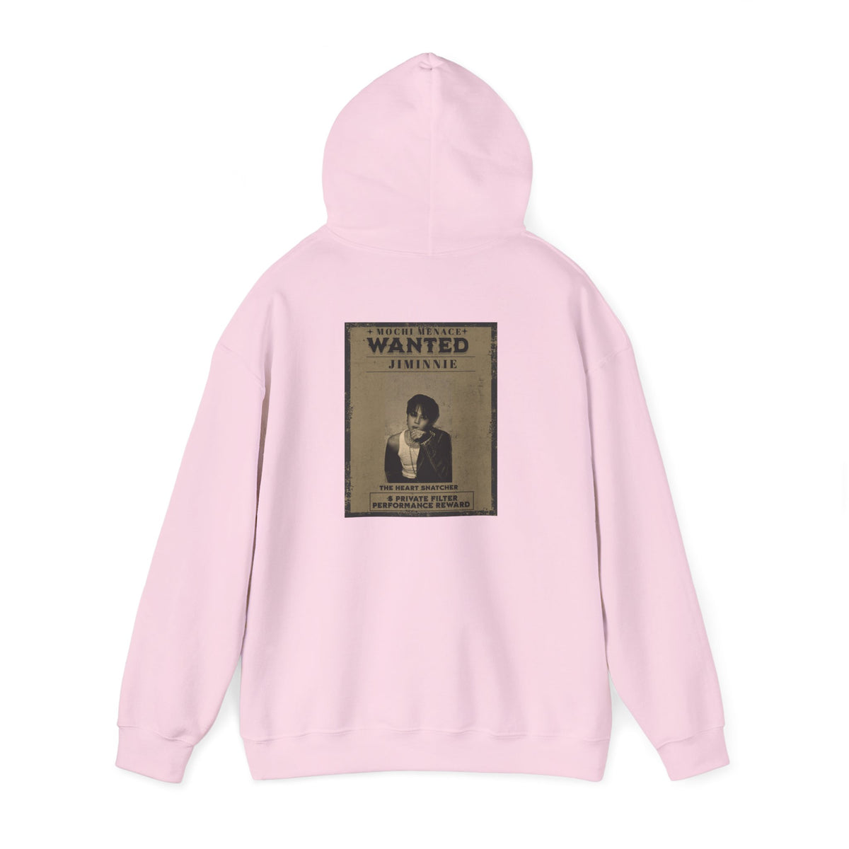 Jimmie Hoodie — "WANTED: Amnesie" Vintage Poster Graphic Hoodie