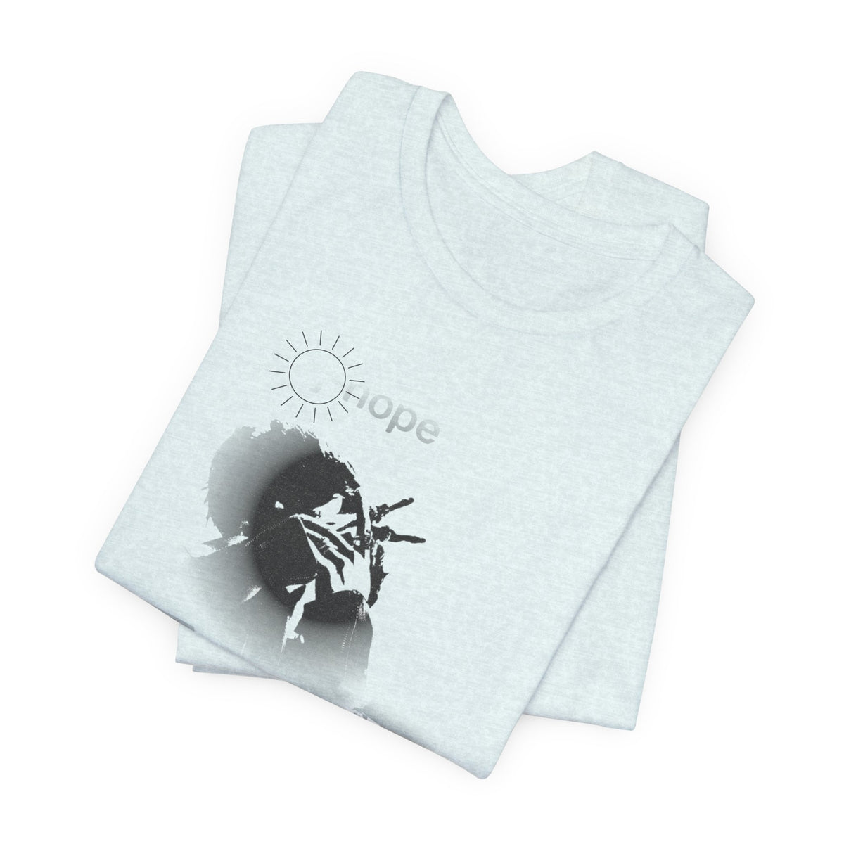 J HOPE T-Shirt — Grunge Black & White Band Photo Tee (Hope)