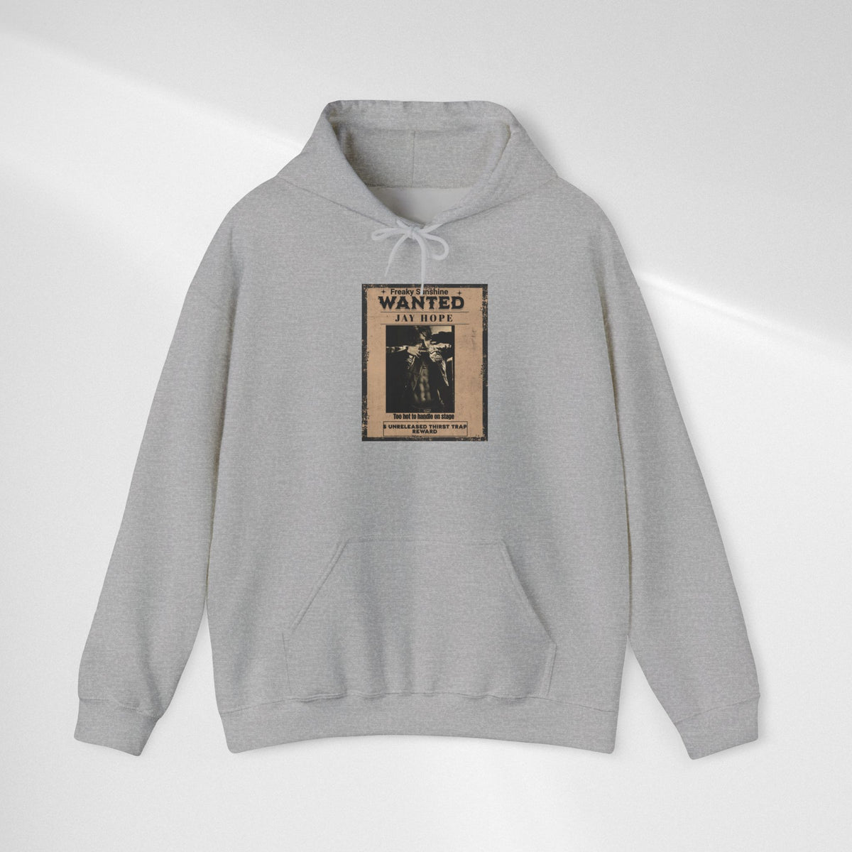 Wanted Poster Hoodie - Vintage 'WANTED: Jay Hope' Graphic Sweatshirt