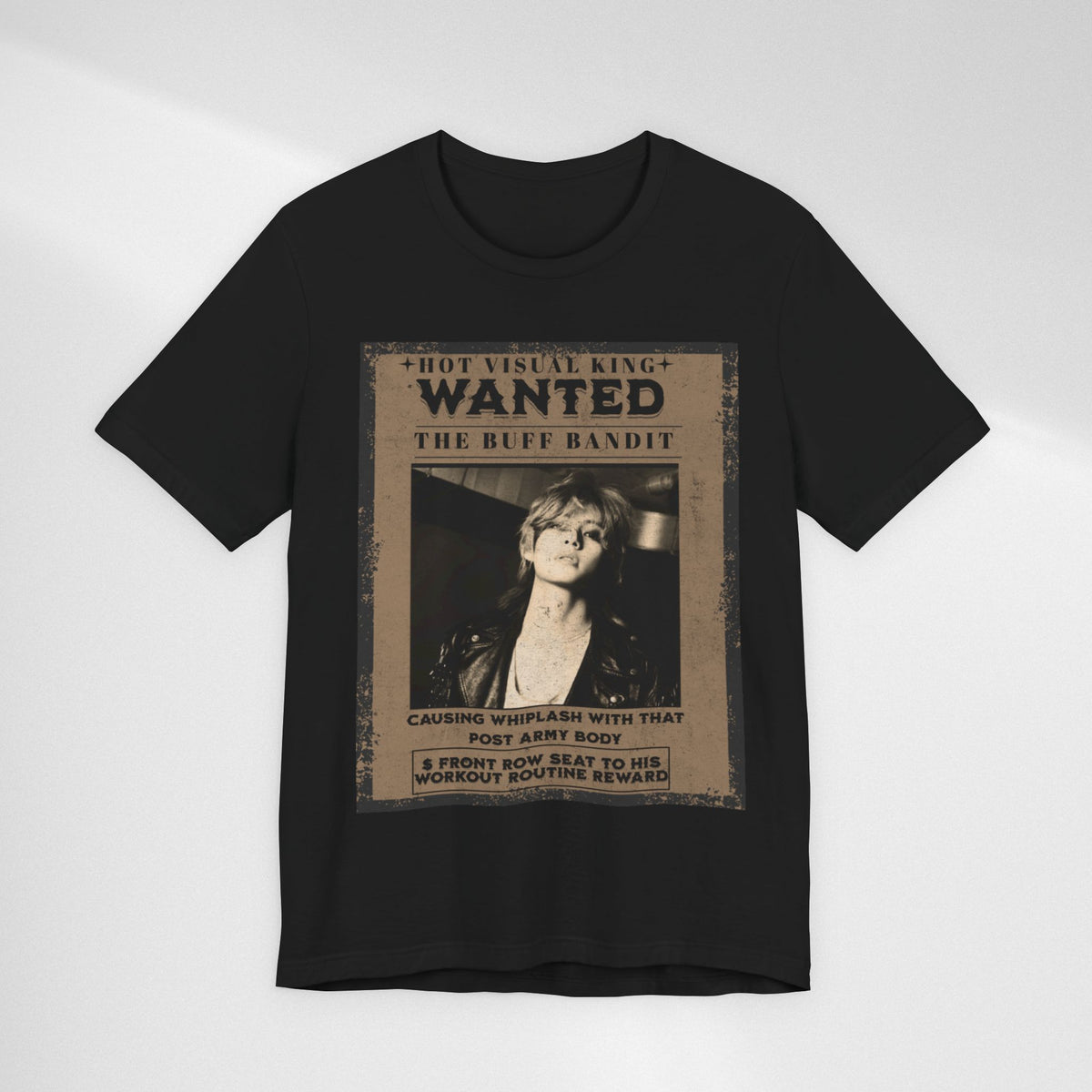 T-Shirt - 'WANTED: The Buff Bandit' Vintage Poster Tee