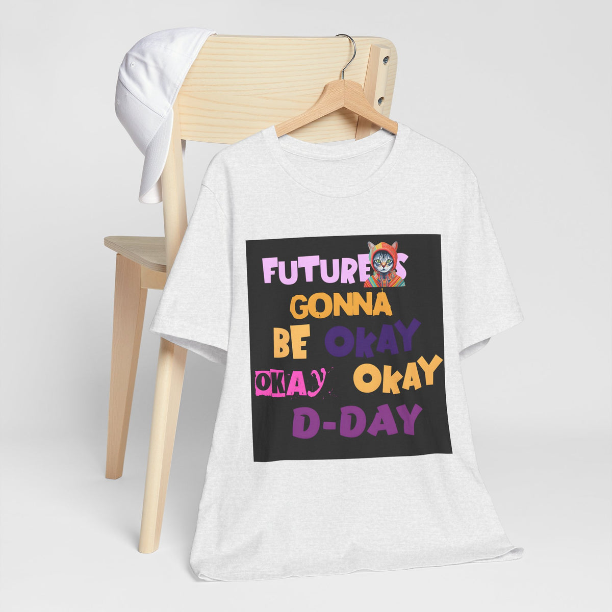 T-Shirt — "Future's Gonna Be Okay" Inspirational Graphic Tee