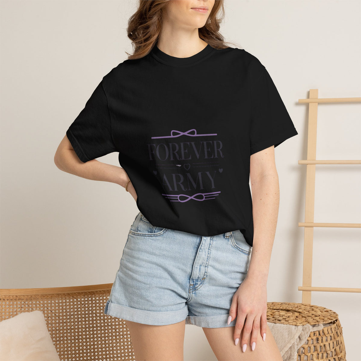 T-Shirt — "Forever Army" Graphic Tee (Military Pride Tribute)