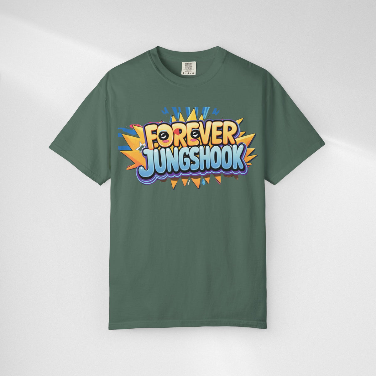 Forever Jungshook T-Shirt — Colorful Fan Graphic Tee