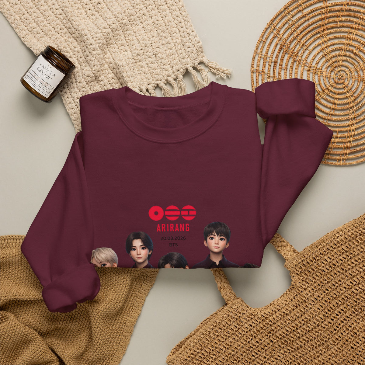 BTS GROUP Photo Crewneck Sweatshirt