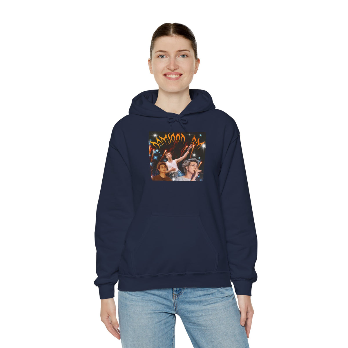 RM Photo Hoodie — Custom Back Number "94" Music Fan Pullover