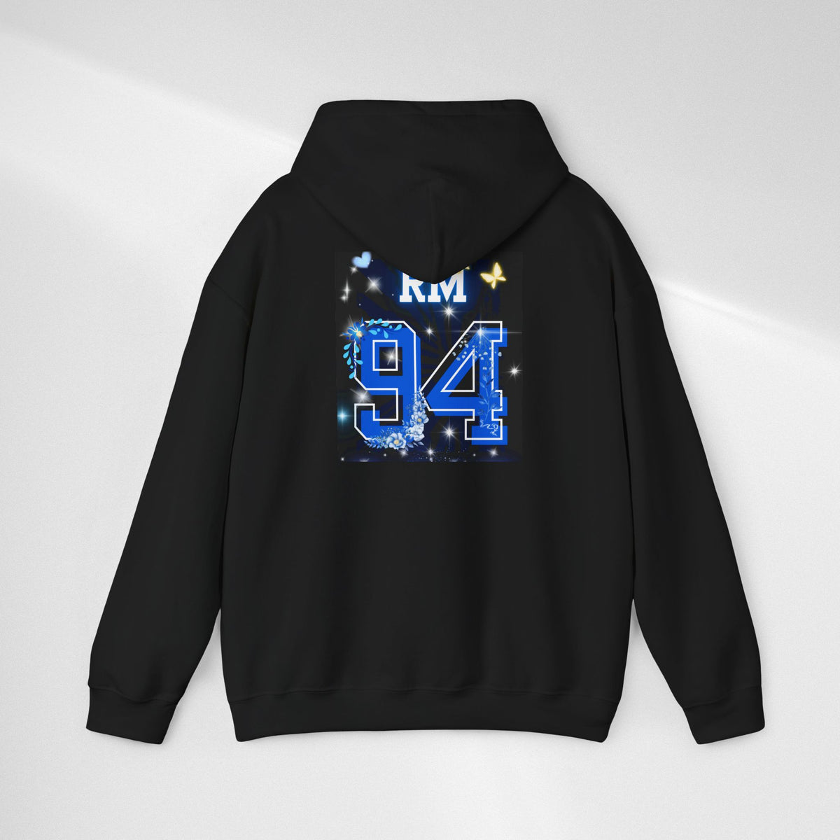 RM Photo Hoodie — Custom Back Number "94" Music Fan Pullover