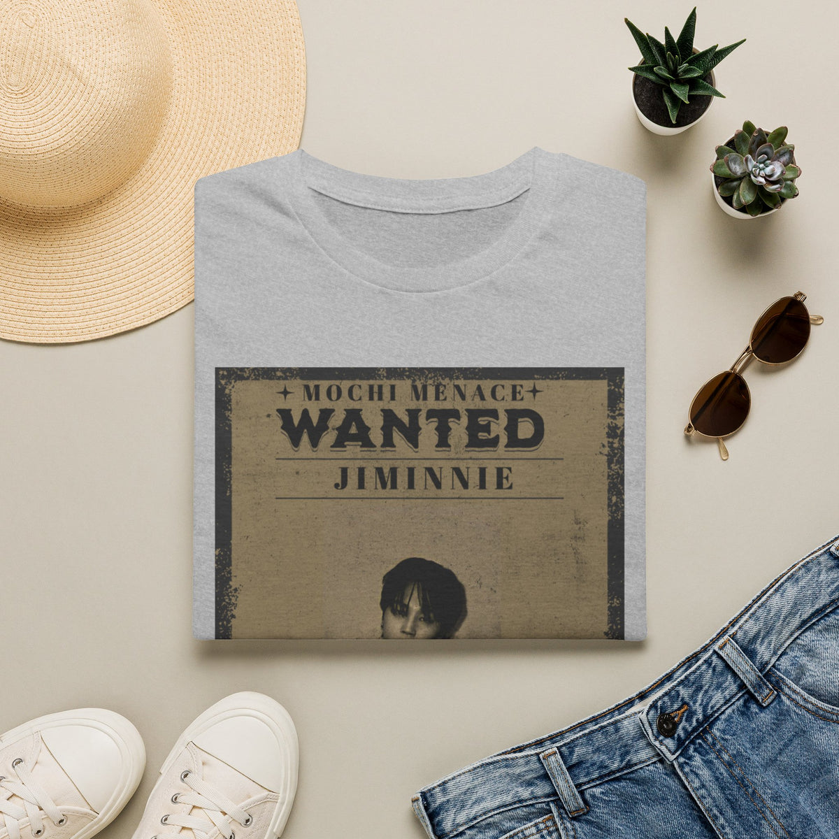 Wanted 'Jimmie' Graphic T‑Shirt — Mochi Menace Vintage Poster Tee