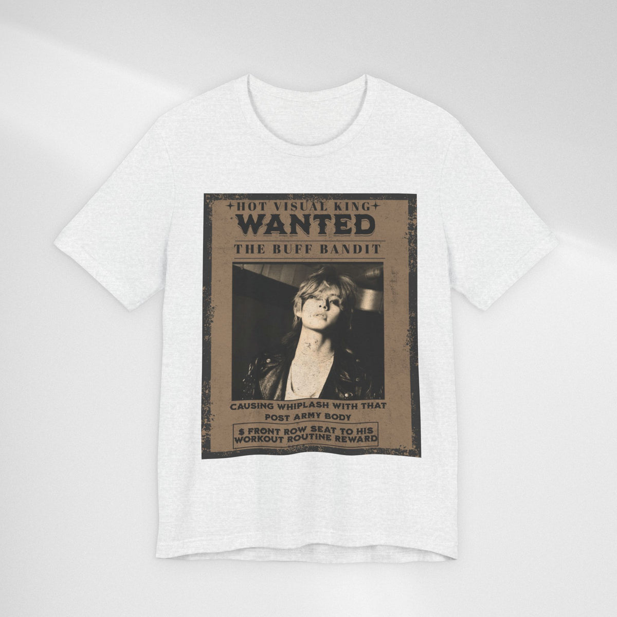 T-Shirt - 'WANTED: The Buff Bandit' Vintage Poster Tee