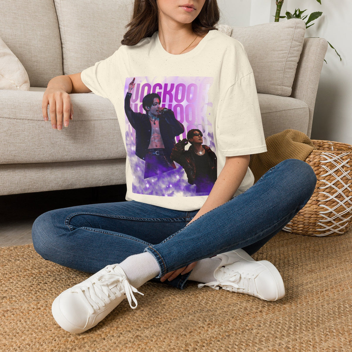 Jungkook 97 Fan Tee — Purple K-Pop BTS T-Shirt