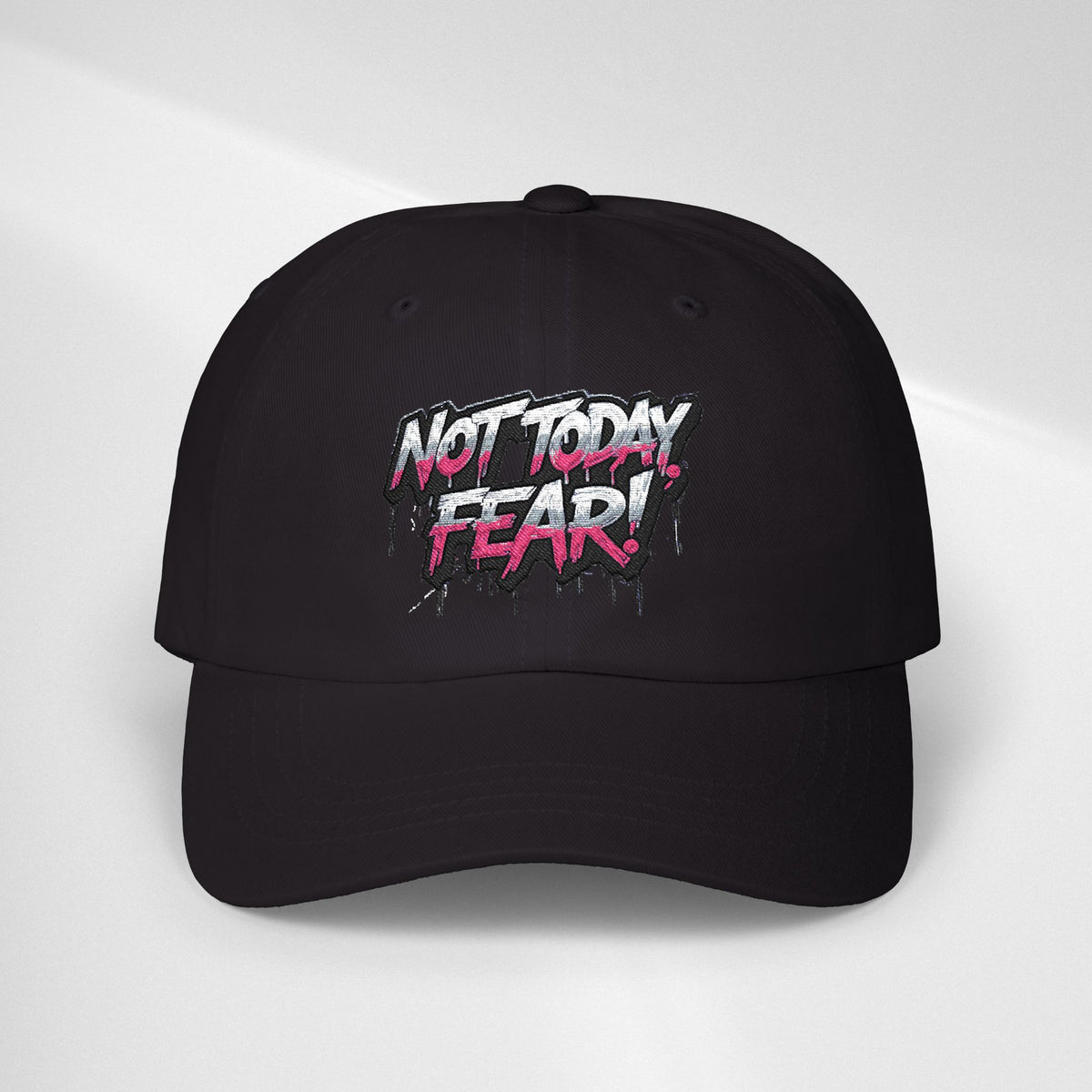 BTS Cap — "Not Today Fear" Embroidered Streetwear Hat