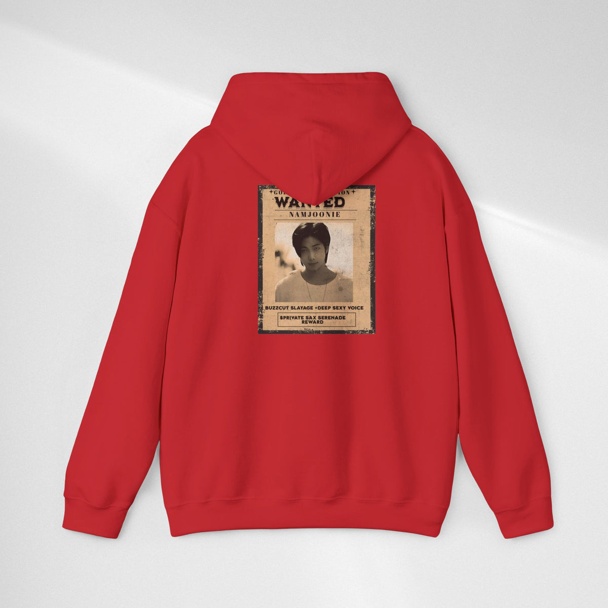 Wanted Namjoon Poster Hoodie — Vintage Photograph Graphic Sweatshirt