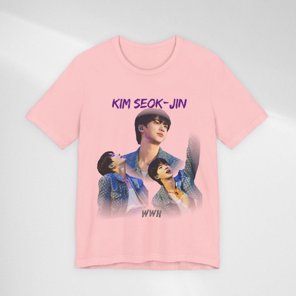 Jin (Kim Seok-jin) Fan Tee — K‑Pop BTS Portrait Graphic T‑Shirt
