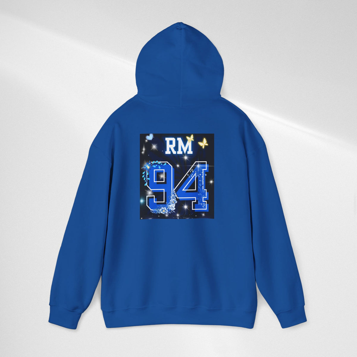 RM Photo Hoodie — Custom Back Number "94" Music Fan Pullover