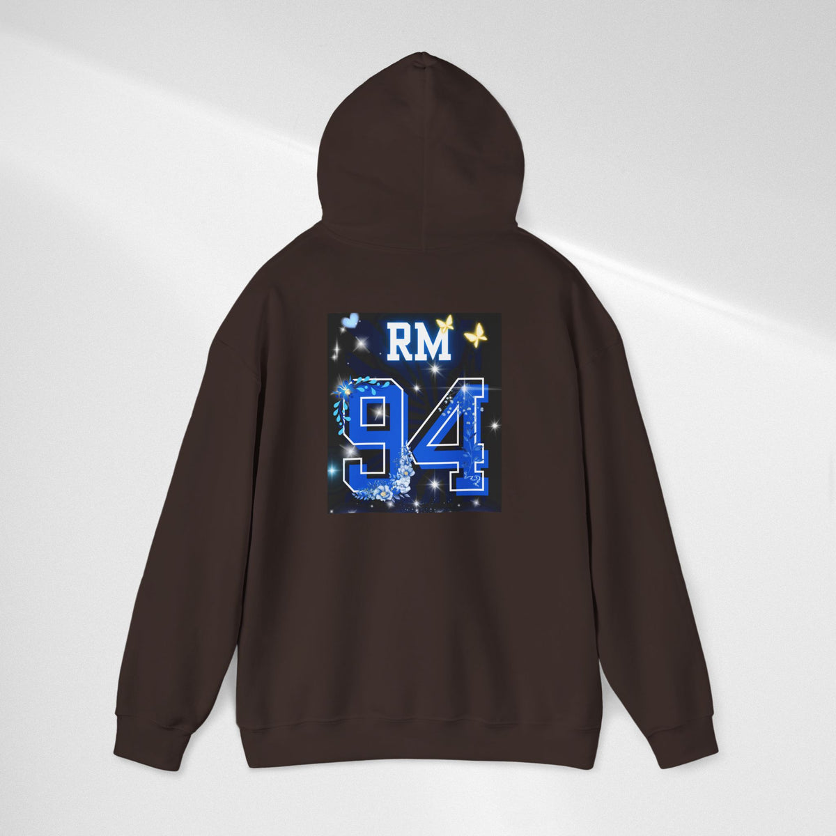 RM Photo Hoodie — Custom Back Number "94" Music Fan Pullover