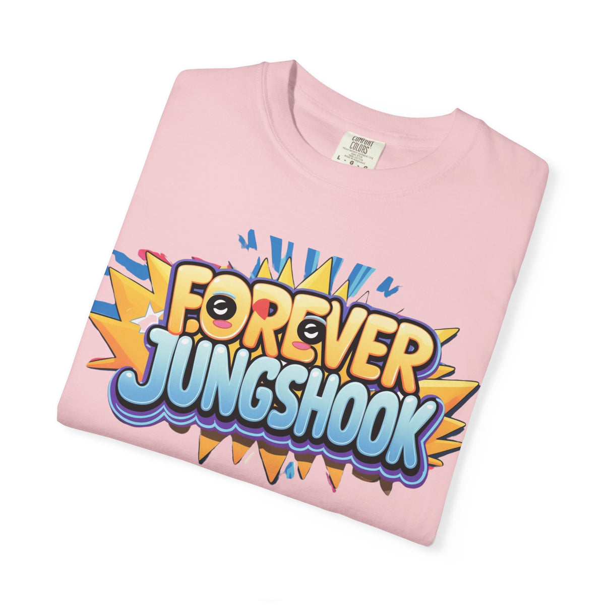 Forever Jungshook T-Shirt — Colorful Fan Graphic Tee