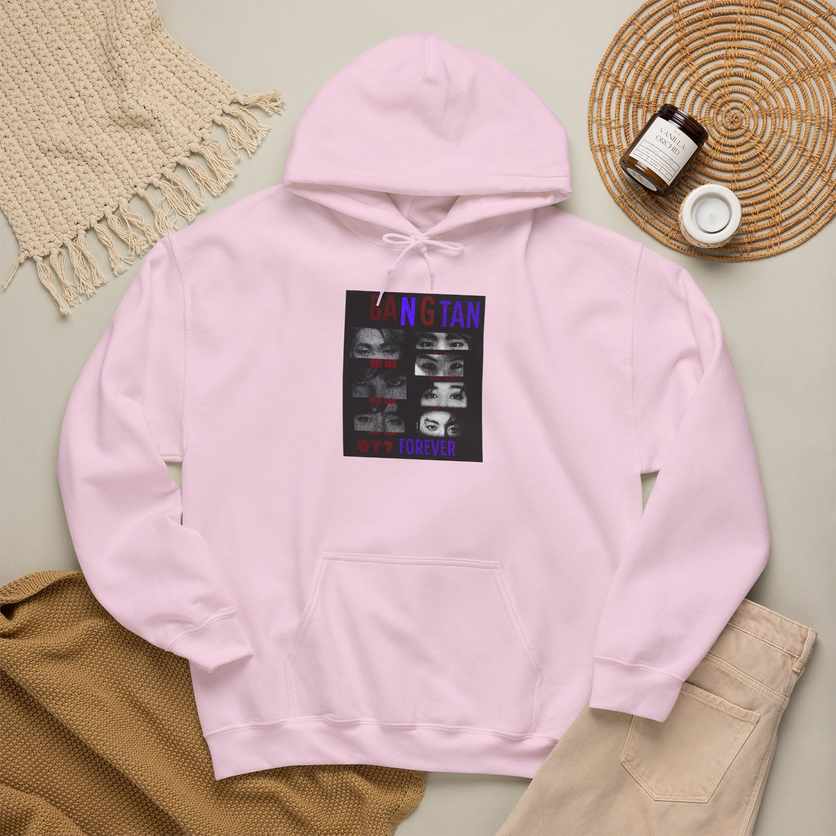 BTS 'Bangtan' Photo Collage Hoodie –BTS  K-Pop Fan Sweatshirt