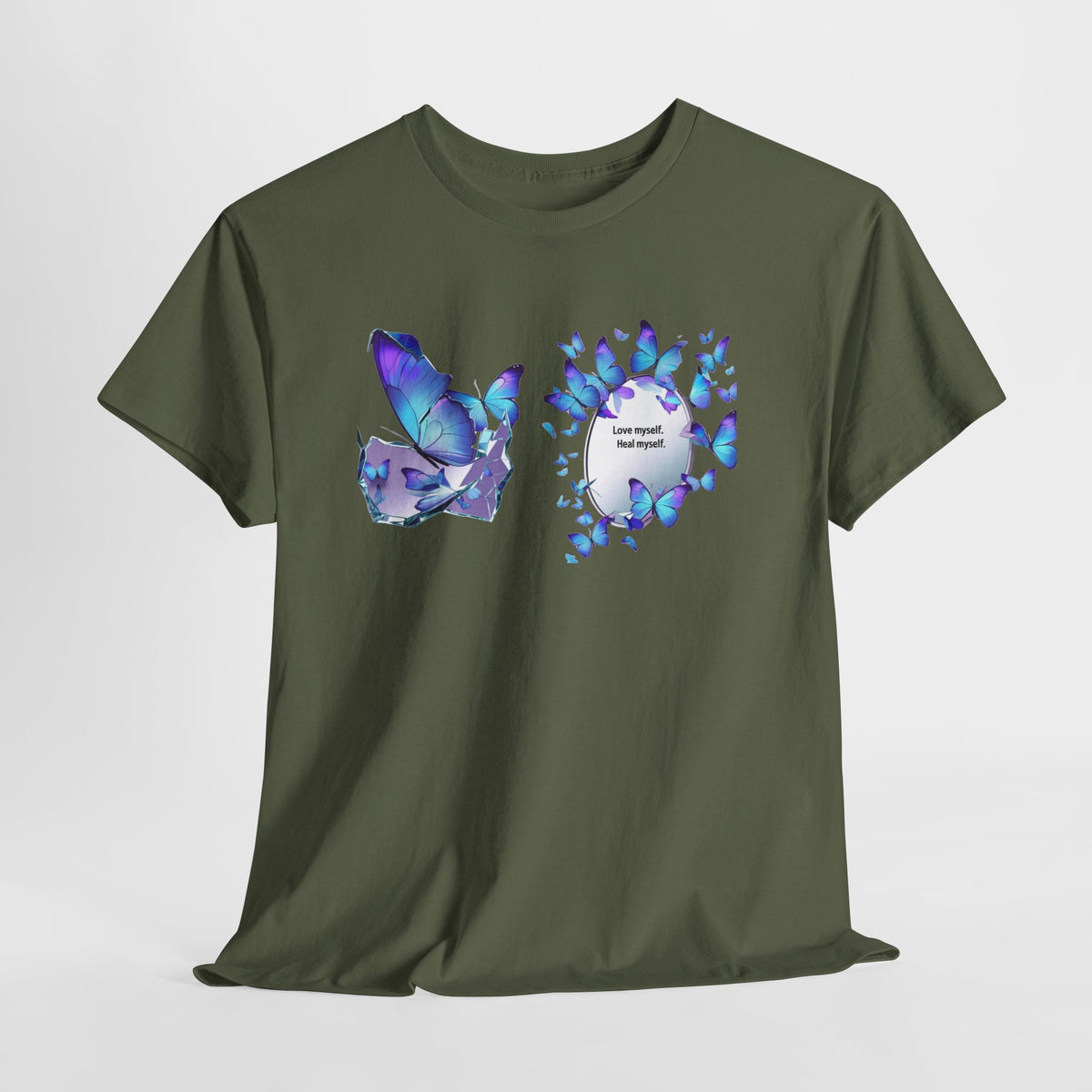 Butterfly Graphic Tee — BTS  Butterflies 'Beautiful' Design