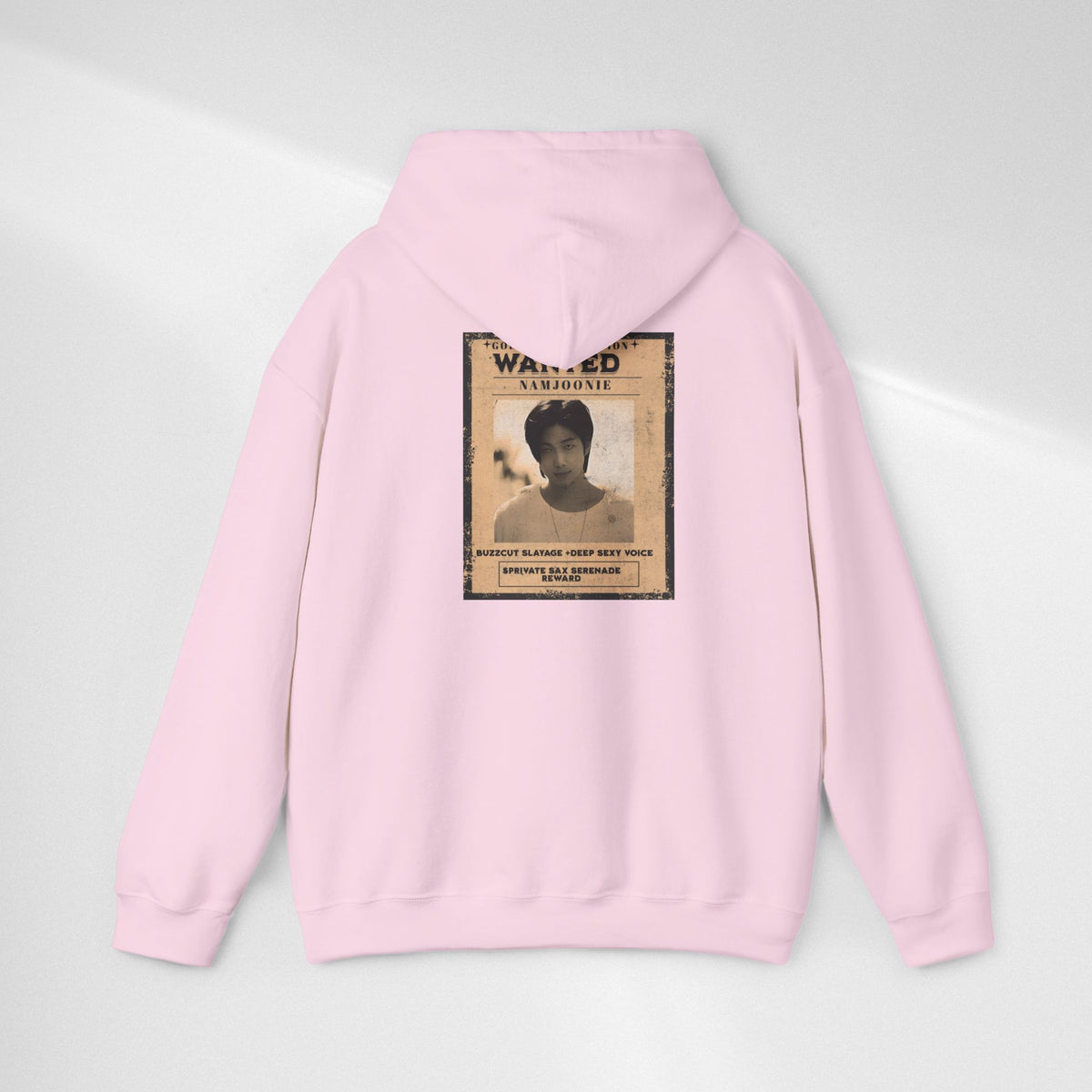 Wanted Namjoon Poster Hoodie — Vintage Photograph Graphic Sweatshirt