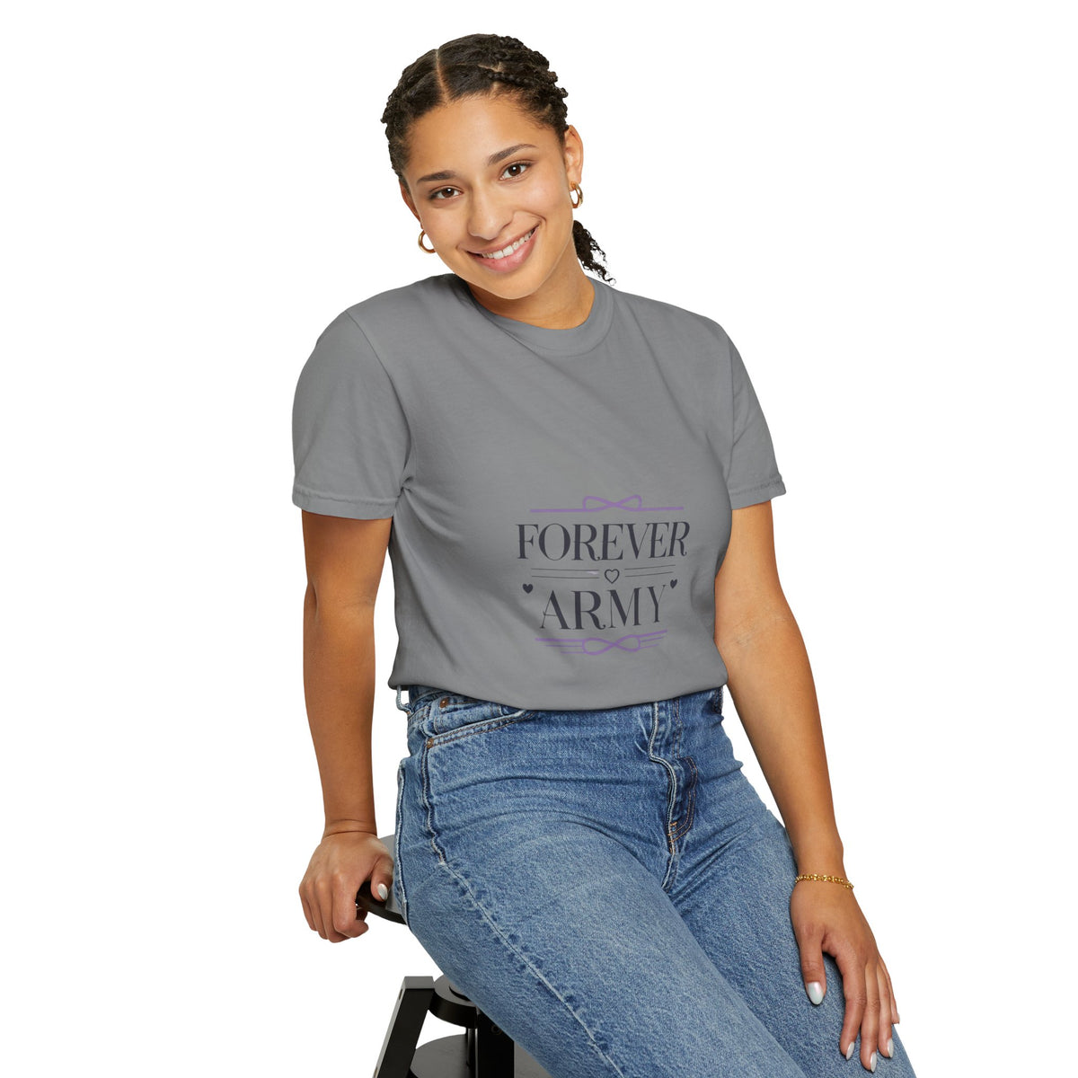 T-Shirt — "Forever Army" Graphic Tee (Military Pride Tribute)