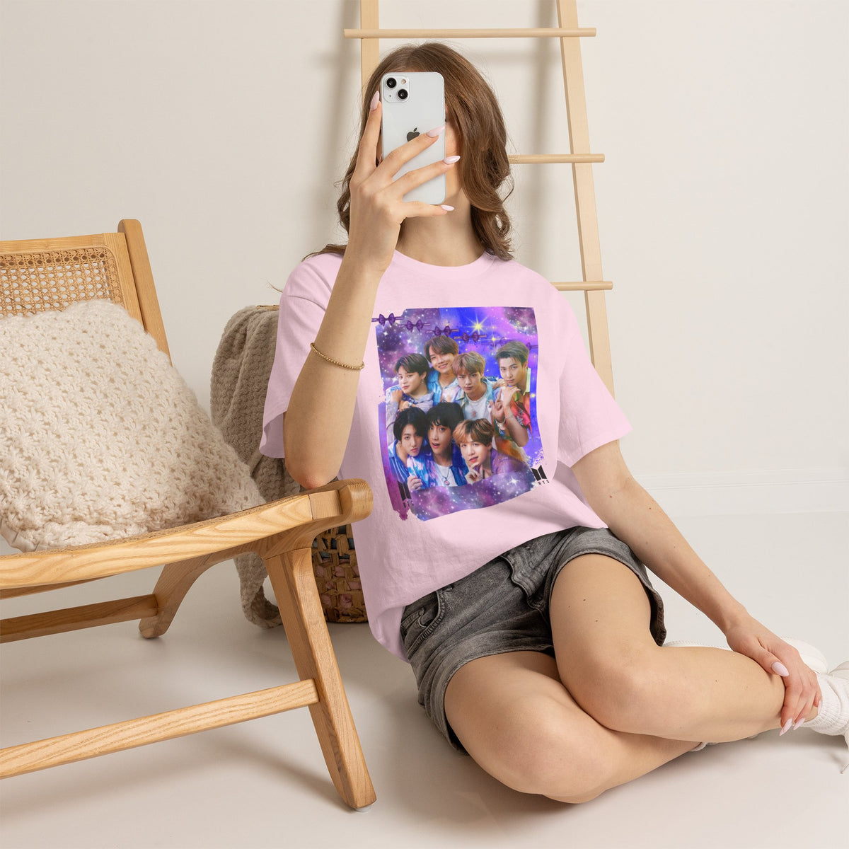 BTS Galaxy Photo Tee