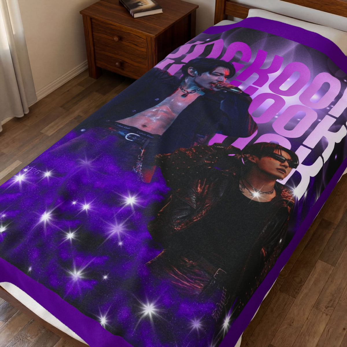 Jungkook Velveteen Plush Blanket