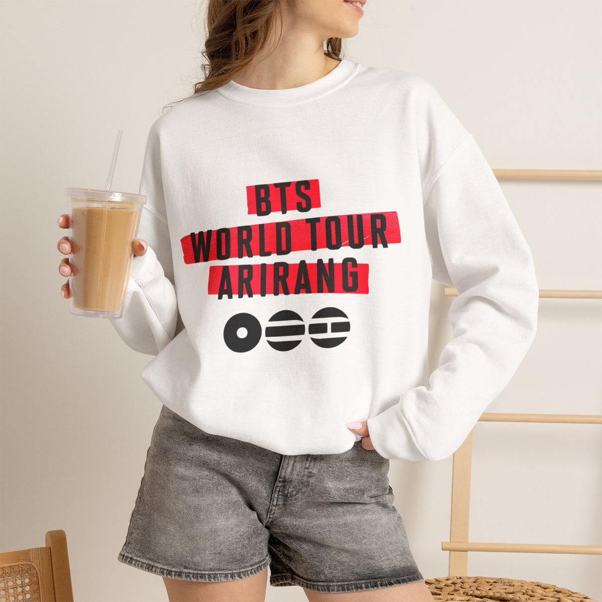 World Tour Arirang Crewneck Sweatshirt — BTS Concert Tour Pullover