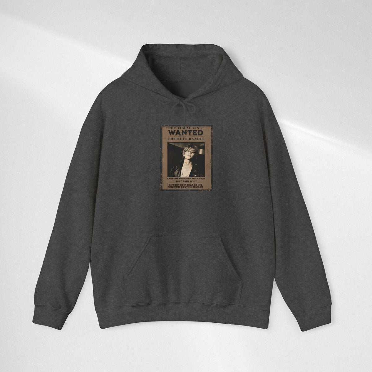 Vintage 'WANTED' Poster Hoodie — Retro V Design