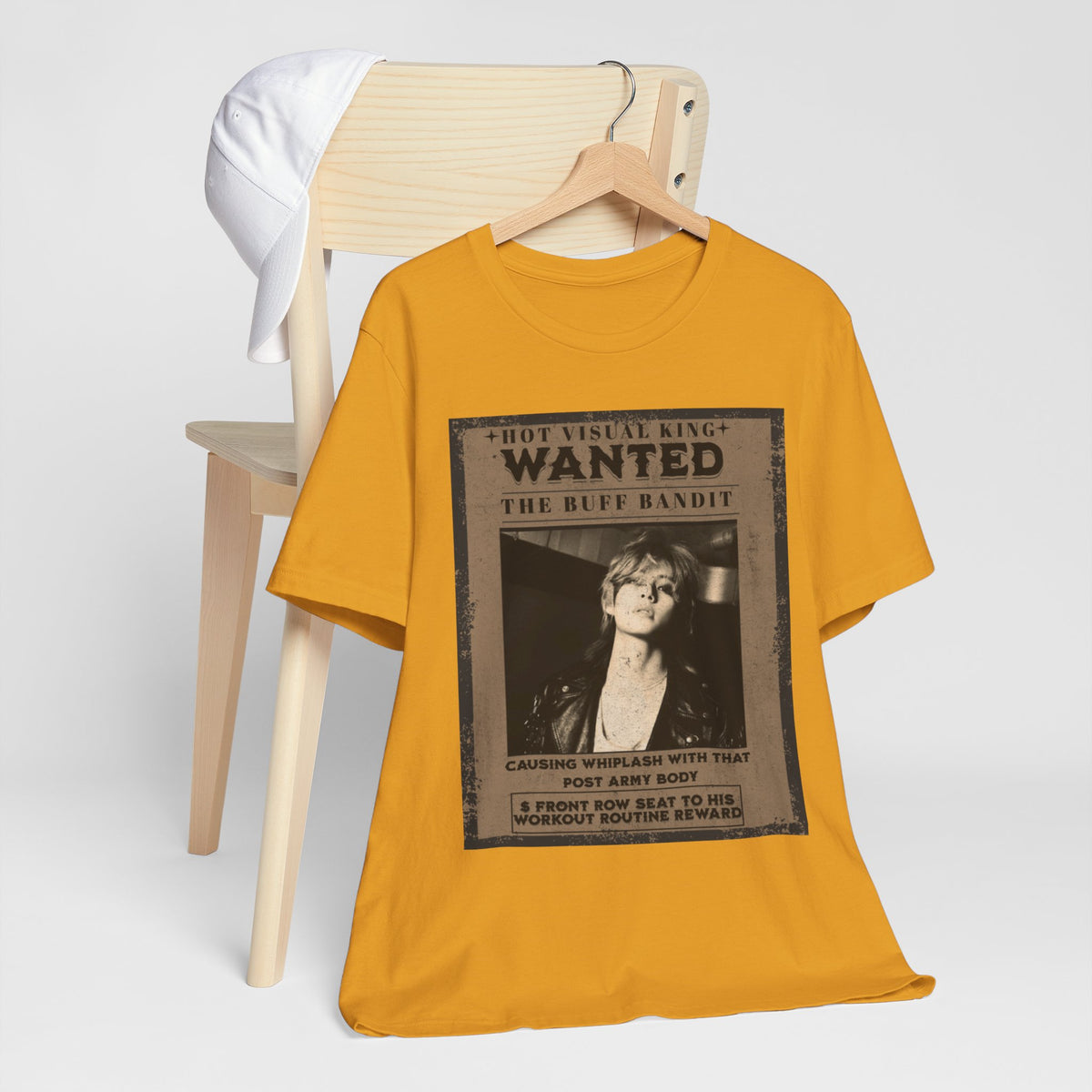 T-Shirt - 'WANTED: The Buff Bandit' Vintage Poster Tee