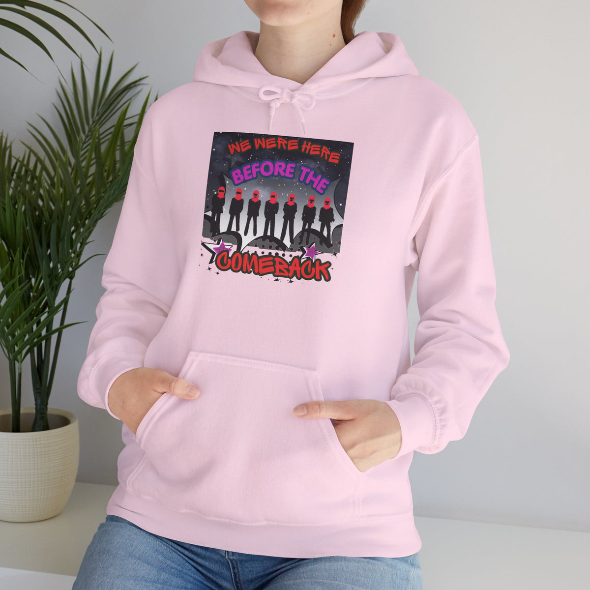 Hoodie — BTS  The Comeback" Retro Space Silhouette Hoodie