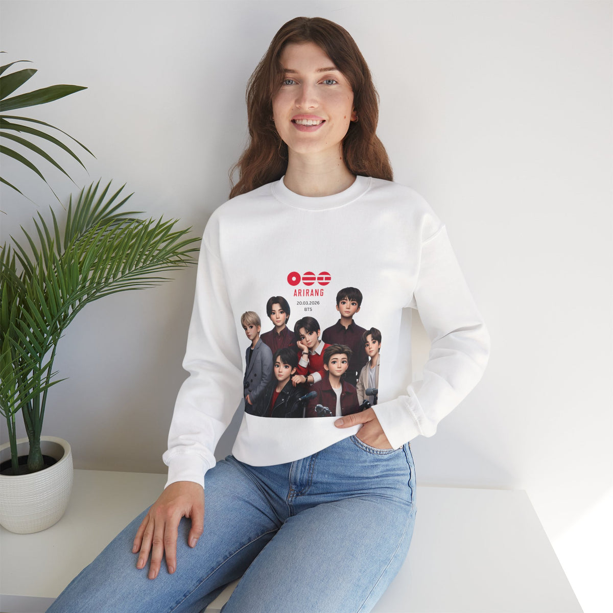 BTS GROUP Photo Crewneck Sweatshirt