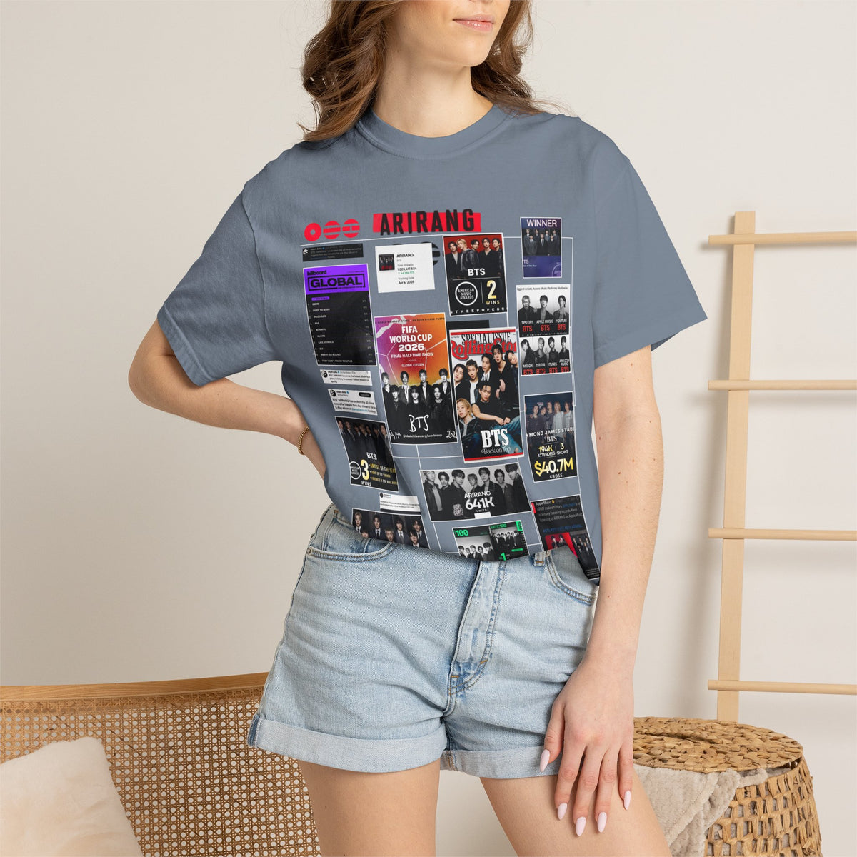 BTS Wins Collage T-Shirt — BTS Moments Graphic Tee
