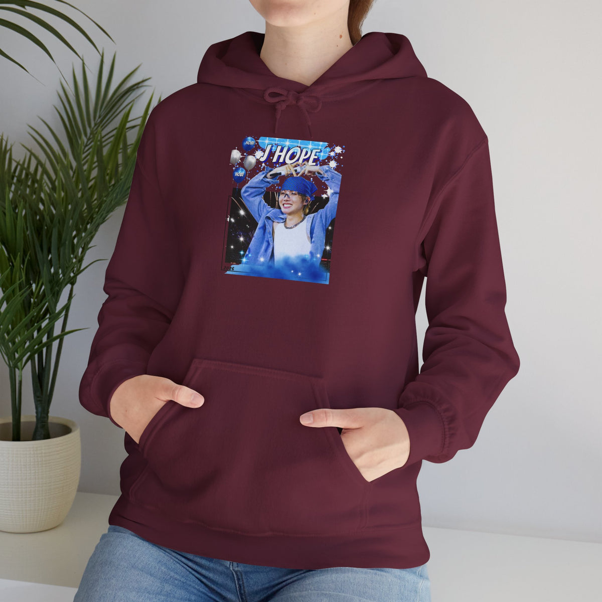 J-Hope 94 Blue Graphic Hoodie