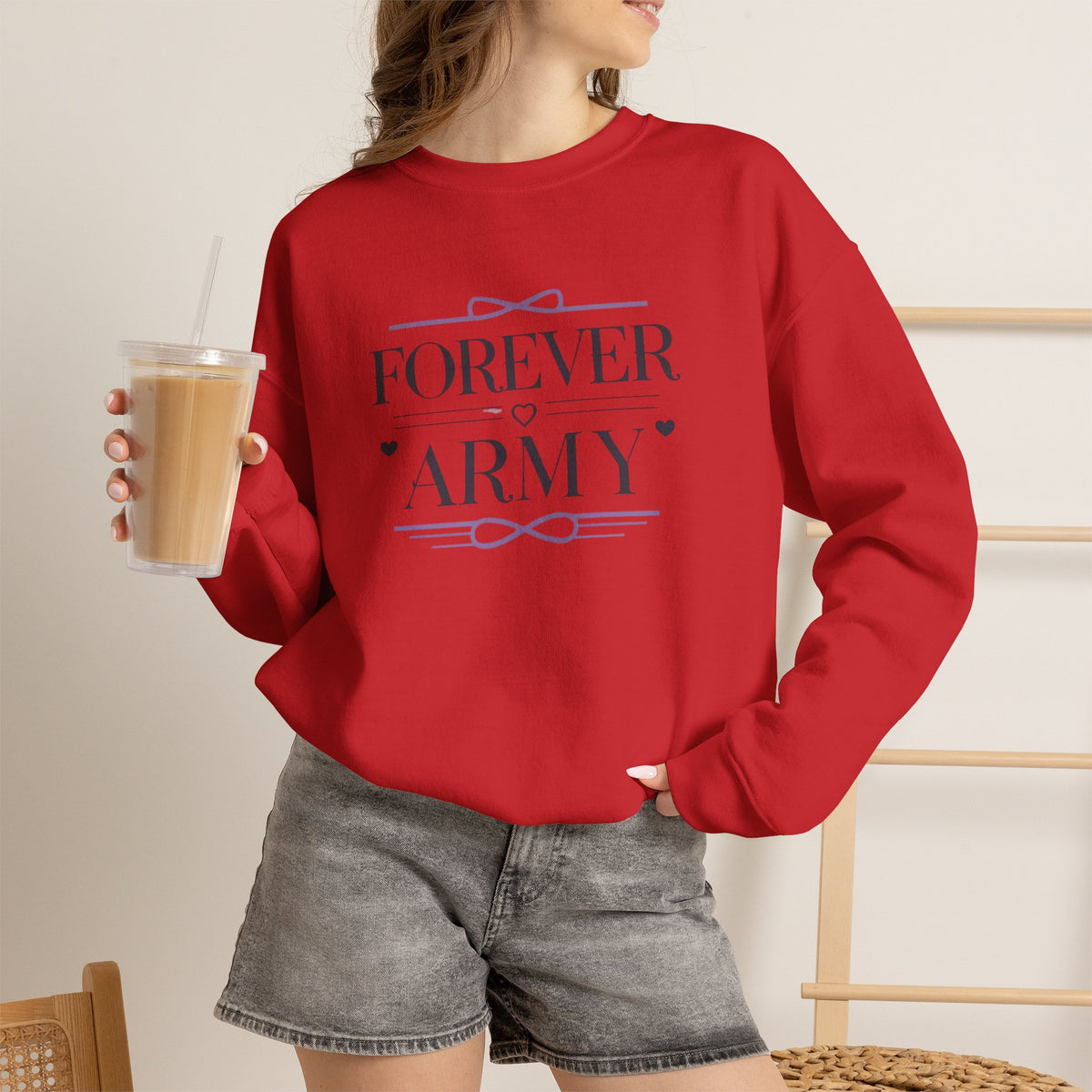 Forever Army Crewneck Sweatshirt