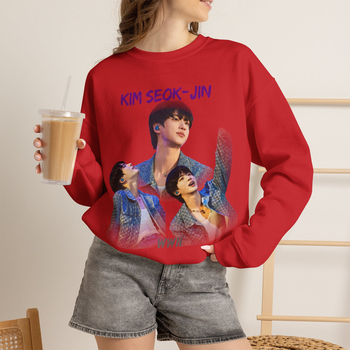 Jin Portrait Crewneck Sweatshirt