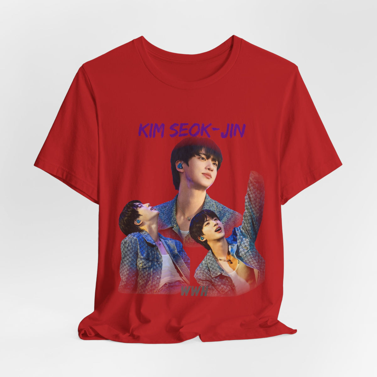 Jin (Kim Seok-jin) Fan Tee — K‑Pop BTS Portrait Graphic T‑Shirt